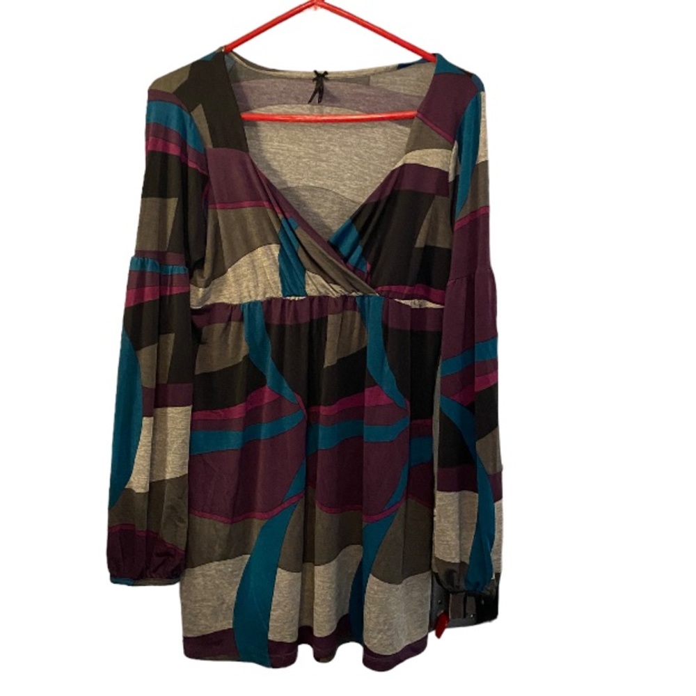 Lapis long sleeve blouse Sz L